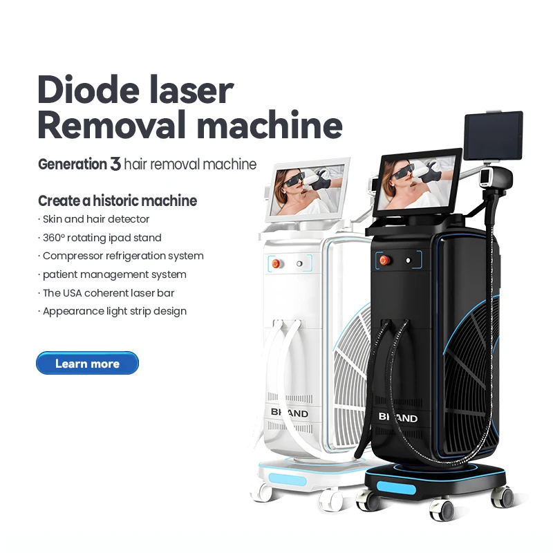 Mașină de îndepărtare a părului cu laser pentru frumusețe medicală