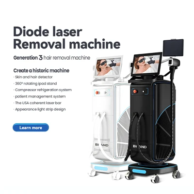 Mașină de îndepărtare a părului cu laser pentru frumusețe medicală